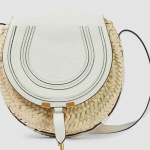 Chloe Leather and Raffia Marcie Bag - Never Used